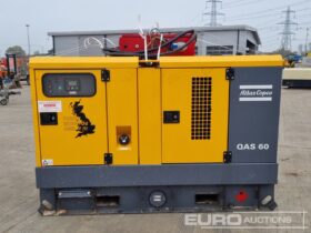 2015 Atlas Copco QAS60 Generators For Auction: Leeds -27th, 28th, 29th, 30th November 24 @ 8:00am full