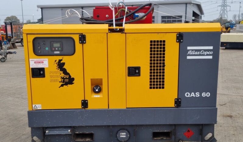 2015 Atlas Copco QAS60 Generators For Auction: Leeds -27th, 28th, 29th, 30th November 24 @ 8:00am full