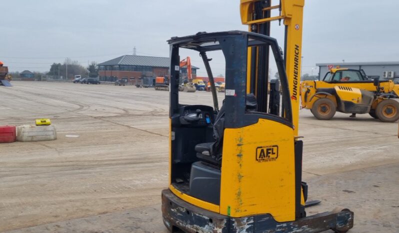 Jungheinrich Electric Reach Forklift, 3 Stage Free Lift Mast, Forks Forklifts For Auction: Leeds -27th, 28th, 29th, 30th November 24 @ 8:00am full