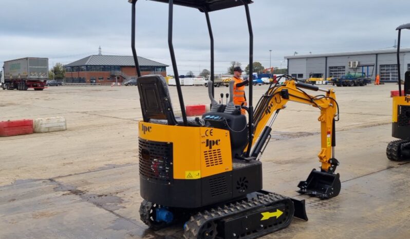 Unused 2024 JPC HT12 Mini Excavators For Auction: Leeds -27th, 28th, 29th, 30th November 24 @ 8:00am full