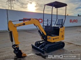 Unused 2024 JPC KV12 Mini Excavators For Auction: Leeds -27th, 28th, 29th, 30th November 24 @ 8:00am