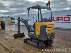 2015 Volvo EC15C Mini Excavators For Auction: Leeds -27th, 28th, 29th, 30th November 24 @ 8:00am full