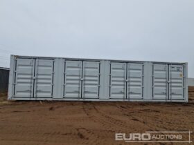 2024 CTN 40′ Container, 4 Side Doors, 1 End Door (Cannot Be Reconsigned) Containers For Auction: Leeds -27th, 28th, 29th, 30th November 24 @ 8:00am full