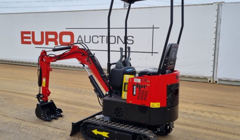 Unused 2024 JPC HT12 Mini Excavators For Auction: Leeds -27th, 28th, 29th, 30th November 24 @ 8:00am full