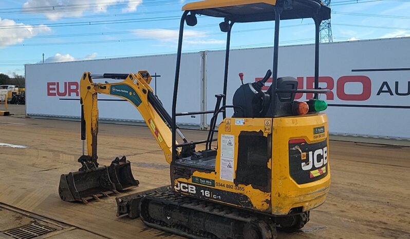 2019 JCB 16C-1 Mini Excavators For Auction: Leeds -27th, 28th, 29th, 30th November 24 @ 8:00am full