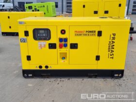 Unused 2024 Pramast VG-R30 Generators For Auction: Leeds -27th, 28th, 29th, 30th November 24 @ 8:00am full