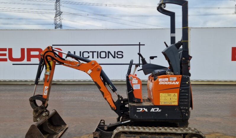 2019 Doosan DX10Z Mini Excavators For Auction: Leeds -27th, 28th, 29th, 30th November 24 @ 8:00am full