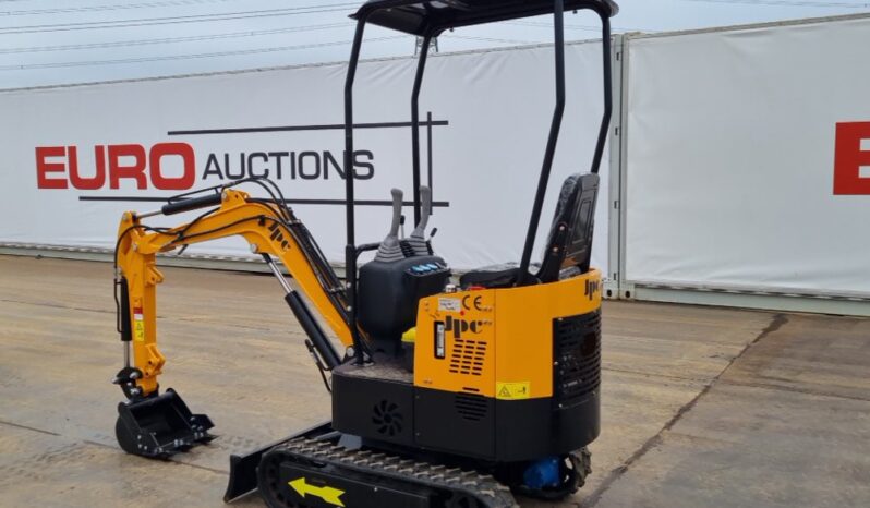 Unused 2024 JPC HT12 Mini Excavators For Auction: Leeds -27th, 28th, 29th, 30th November 24 @ 8:00am full