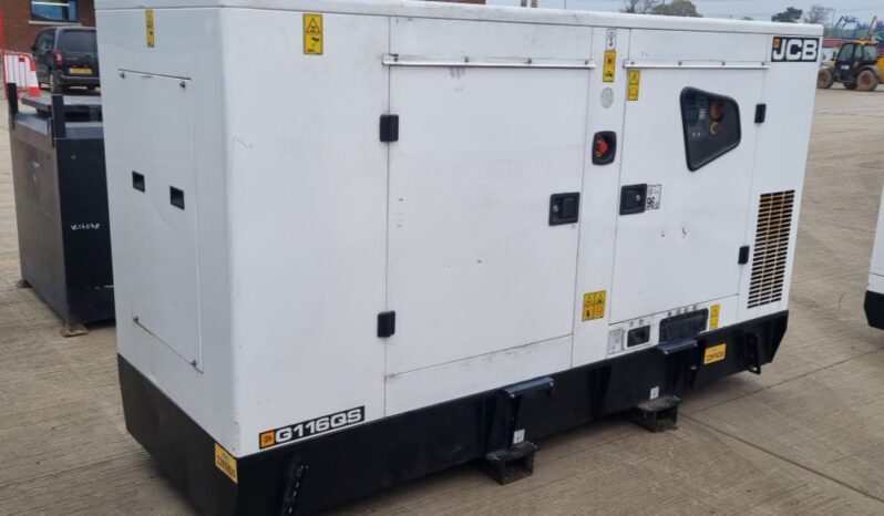 2021 JCB G116QS Generators For Auction: Leeds -27th, 28th, 29th, 30th November 24 @ 8:00am full