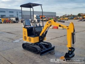 Unused 2024 JPC KV12 Mini Excavators For Auction: Leeds -27th, 28th, 29th, 30th November 24 @ 8:00am full