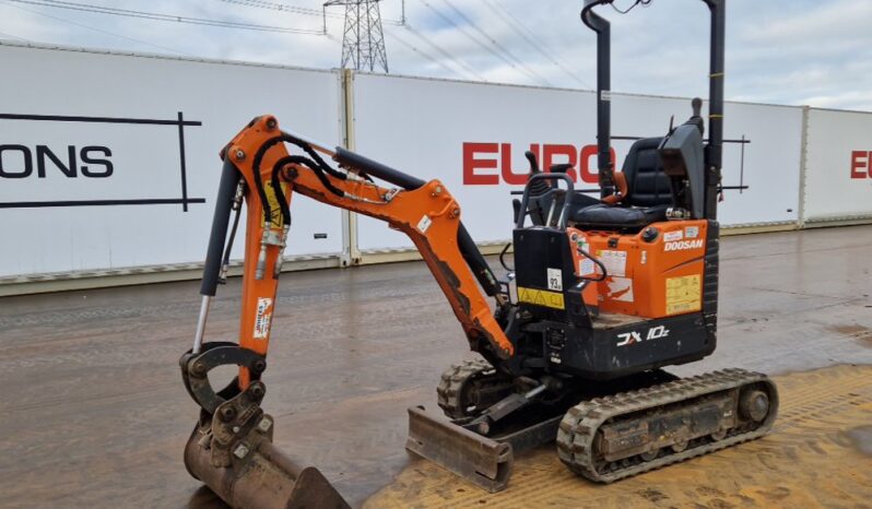 2019 Doosan DX10Z Mini Excavators For Auction: Leeds -27th, 28th, 29th, 30th November 24 @ 8:00am