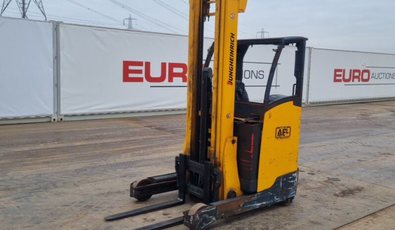 Jungheinrich Electric Reach Forklift, 3 Stage Free Lift Mast, Forks Forklifts For Auction: Leeds -27th, 28th, 29th, 30th November 24 @ 8:00am