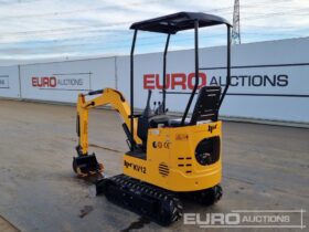 Unused 2024 JPC KV12 Mini Excavators For Auction: Leeds -27th, 28th, 29th, 30th November 24 @ 8:00am full