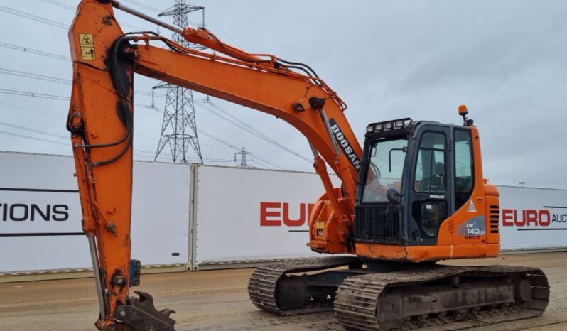 2015 Doosan DX140LCR-3 10 Ton+ Excavators For Auction: Leeds -27th, 28th, 29th, 30th November 24 @ 8:00am