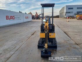 Unused 2024 JPC KV12 Mini Excavators For Auction: Leeds -27th, 28th, 29th, 30th November 24 @ 8:00am full