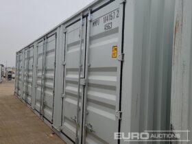 2024 CTN 40′ Container, 4 Side Doors, 1 End Door (Cannot Be Reconsigned) Containers For Auction: Leeds -27th, 28th, 29th, 30th November 24 @ 8:00am full