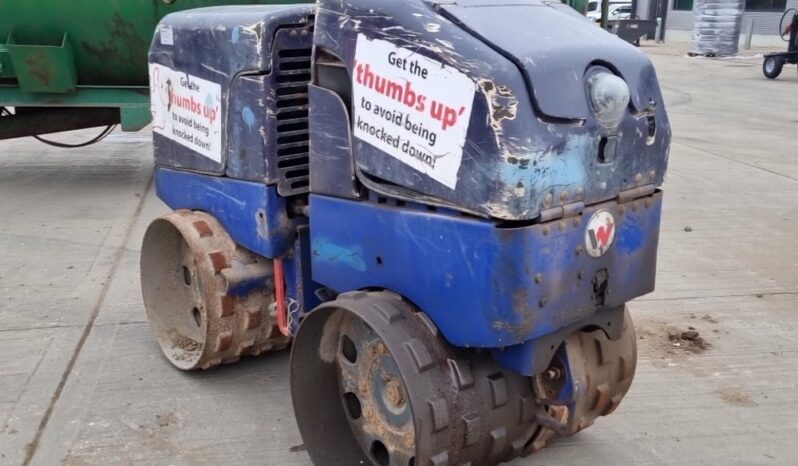 Wacker Neuson Radio Controlled Double Drum Vibrating Pad Foot Trench Roller (Parts Missing) Asphalt / Concrete Equipment For Auction: Leeds -27th, 28th, 29th, 30th November 24 @ 8:00am full