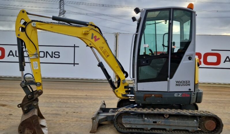 2020 Wacker Neuson EZ26 Mini Excavators For Auction: Leeds -27th, 28th, 29th, 30th November 24 @ 8:00am full