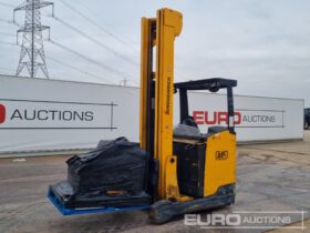 Jungheinrich Electric Reach Forklift, 3 Stage Free Lift Mast, Forks, Charger Forklifts For Auction: Leeds -27th, 28th, 29th, 30th November 24 @ 8:00am