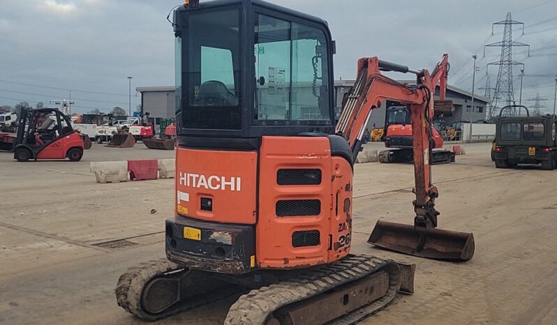 2017 Hitachi ZX26U-5A CR Mini Excavators For Auction: Leeds -27th, 28th, 29th, 30th November 24 @ 8:00am full