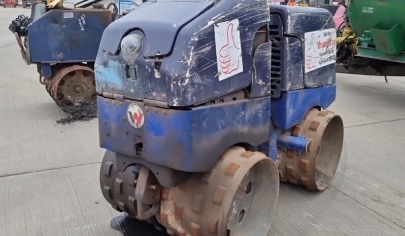 Wacker Neuson Radio Controlled Double Drum Vibrating Pad Foot Trench Roller (Parts Missing) Asphalt / Concrete Equipment For Auction: Leeds -27th, 28th, 29th, 30th November 24 @ 8:00am