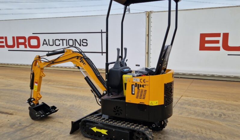 Unused 2024 JPC HT12 Mini Excavators For Auction: Leeds -27th, 28th, 29th, 30th November 24 @ 8:00am full