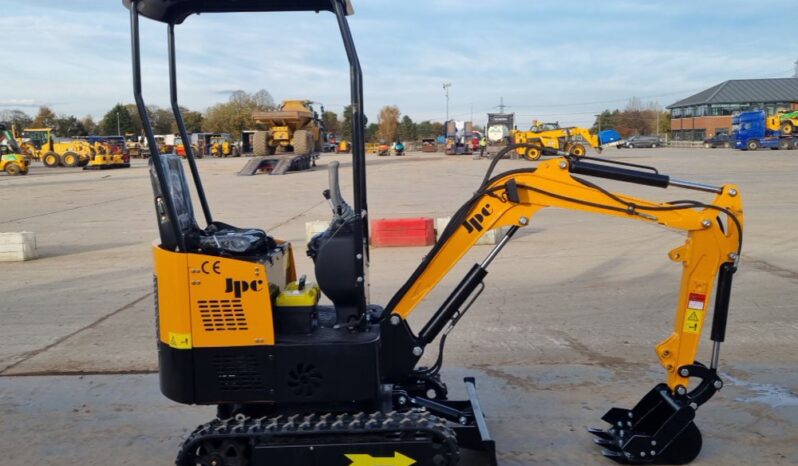 Unused 2024 JPC HT12 Mini Excavators For Auction: Leeds -27th, 28th, 29th, 30th November 24 @ 8:00am full