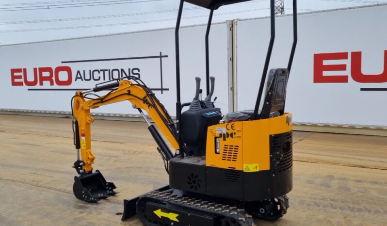 Unused 2024 JPC HT12 Mini Excavators For Auction: Leeds -27th, 28th, 29th, 30th November 24 @ 8:00am full