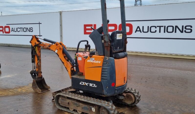 2017 Doosan DX10Z Mini Excavators For Auction: Leeds -27th, 28th, 29th, 30th November 24 @ 8:00am full