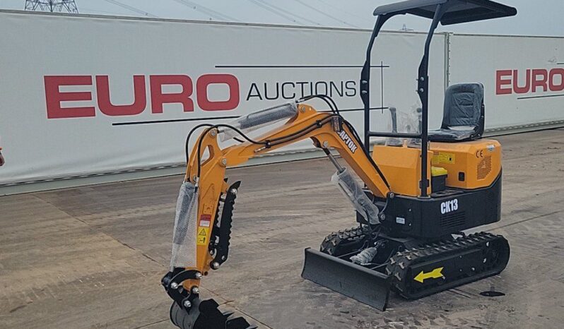 Unused 2024 Captok CK13 Micro Excavators For Auction: Leeds -27th, 28th, 29th, 30th November 24 @ 8:00am