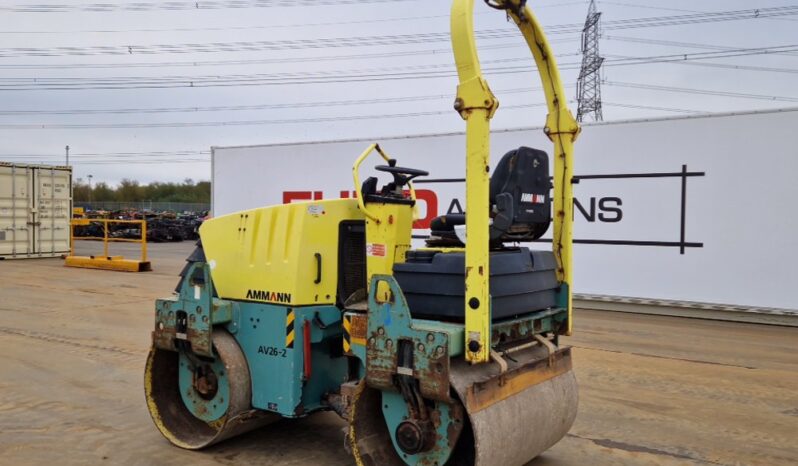 Ammann AV26-2 Rollers For Auction: Leeds -27th, 28th, 29th, 30th November 24 @ 8:00am full