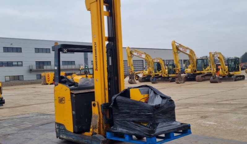 Jungheinrich Electric Reach Forklift, 3 Stage Free Lift Mast, Forks, Charger Forklifts For Auction: Leeds -27th, 28th, 29th, 30th November 24 @ 8:00am full