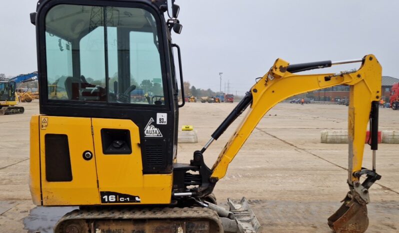 2018 JCB 16C-1 Mini Excavators For Auction: Leeds -27th, 28th, 29th, 30th November 24 @ 8:00am full