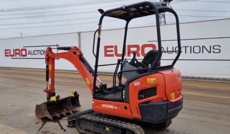 2021 Kubota KX016-4 Mini Excavators For Auction: Leeds -27th, 28th, 29th, 30th November 24 @ 8:00am full