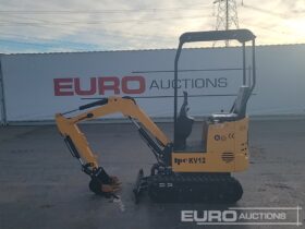 Unused 2024 JPC KV12 Mini Excavators For Auction: Leeds -27th, 28th, 29th, 30th November 24 @ 8:00am full