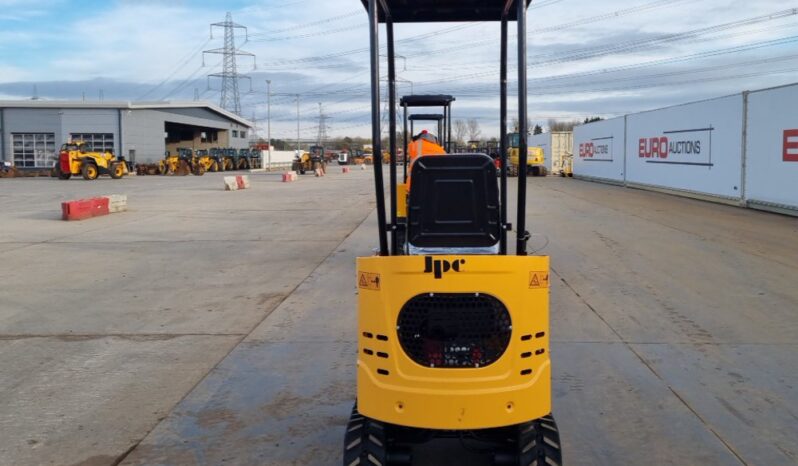 Unused 2024 JPC KV12 Mini Excavators For Auction: Leeds -27th, 28th, 29th, 30th November 24 @ 8:00am full