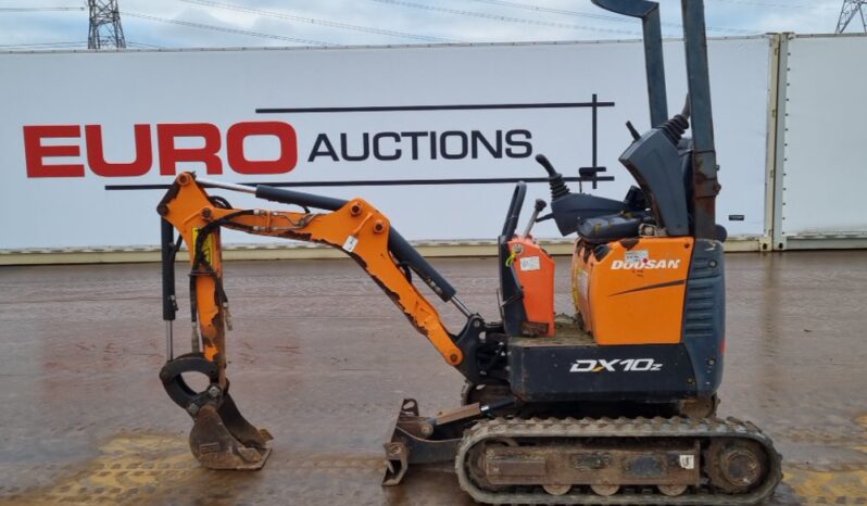 2017 Doosan DX10Z Mini Excavators For Auction: Leeds -27th, 28th, 29th, 30th November 24 @ 8:00am full