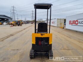 Unused 2024 JPC HT12 Mini Excavators For Auction: Leeds -27th, 28th, 29th, 30th November 24 @ 8:00am full