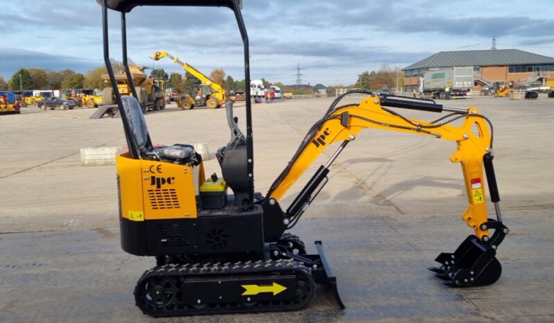 Unused 2024 JPC HT12 Mini Excavators For Auction: Leeds -27th, 28th, 29th, 30th November 24 @ 8:00am full