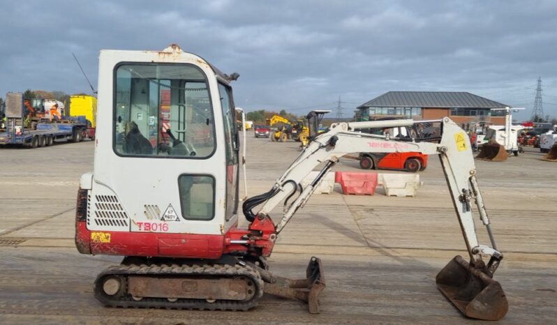 2010 Takeuchi TB016 Mini Excavators For Auction: Leeds -27th, 28th, 29th, 30th November 24 @ 8:00am full