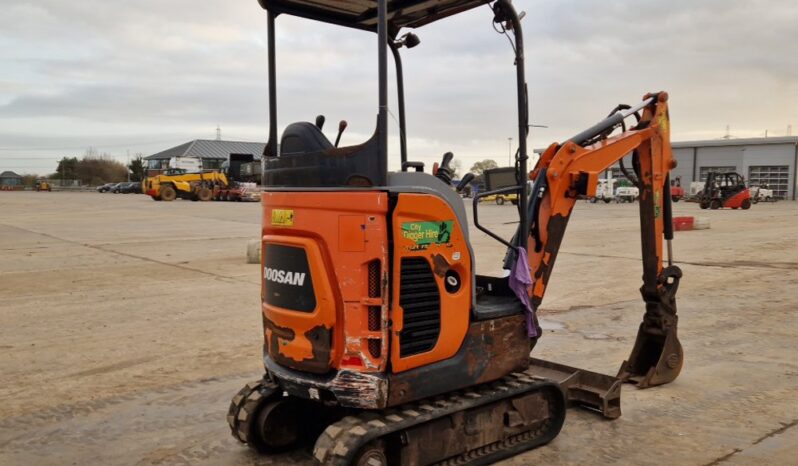 2019 Doosan DX17Z Mini Excavators For Auction: Leeds -27th, 28th, 29th, 30th November 24 @ 8:00am full