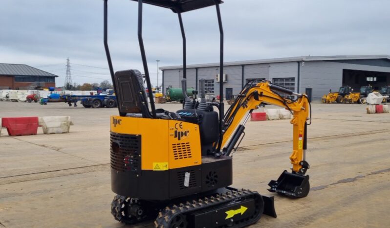 Unused 2024 JPC HT12 Mini Excavators For Auction: Leeds -27th, 28th, 29th, 30th November 24 @ 8:00am full