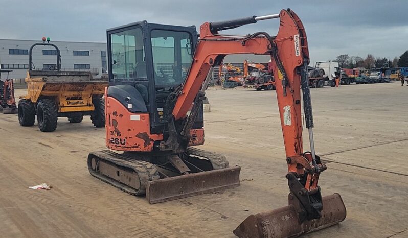 2017 Hitachi ZX26U-5A CR Mini Excavators For Auction: Leeds -27th, 28th, 29th, 30th November 24 @ 8:00am full