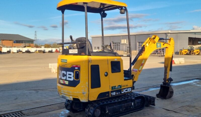 2019 JCB 16C-1 Mini Excavators For Auction: Leeds -27th, 28th, 29th, 30th November 24 @ 8:00am full