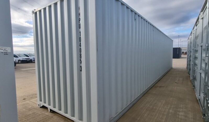 2024 CTN 40′ Container, 4 Side Doors, 1 End Door (Cannot Be Reconsigned) Containers For Auction: Leeds -27th, 28th, 29th, 30th November 24 @ 8:00am full