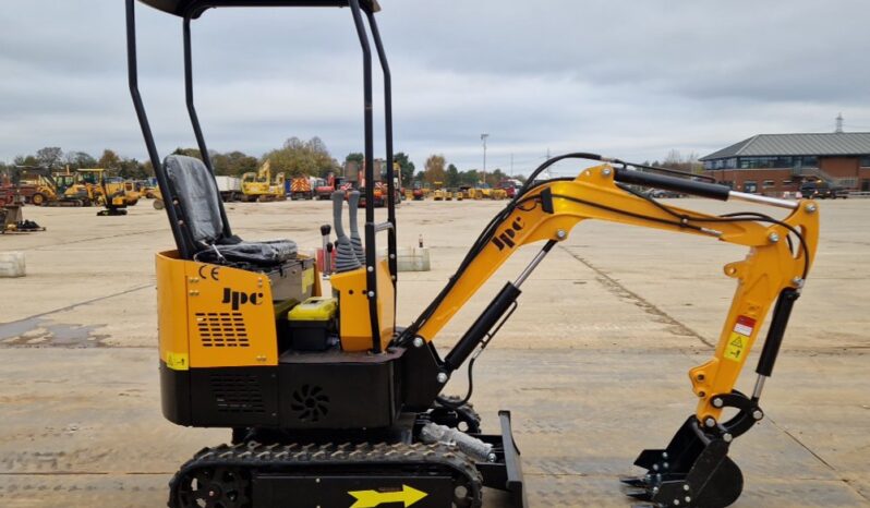 Unused 2024 JPC HT12 Mini Excavators For Auction: Leeds -27th, 28th, 29th, 30th November 24 @ 8:00am full