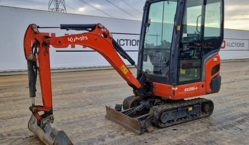 2016 Kubota KX016-4 Mini Excavators For Auction: Leeds -27th, 28th, 29th, 30th November 24 @ 8:00am