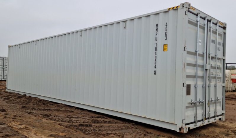 2024 CTN 40′ Container, 4 Side Doors, 1 End Door (Cannot Be Reconsigned) Containers For Auction: Leeds -27th, 28th, 29th, 30th November 24 @ 8:00am full