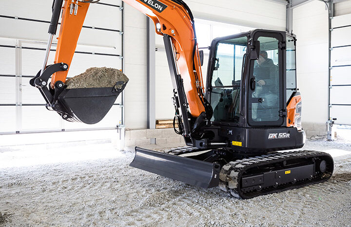 New Develon DX55R Mini Excavators full