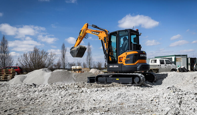 New Develon DX55R Mini Excavators full